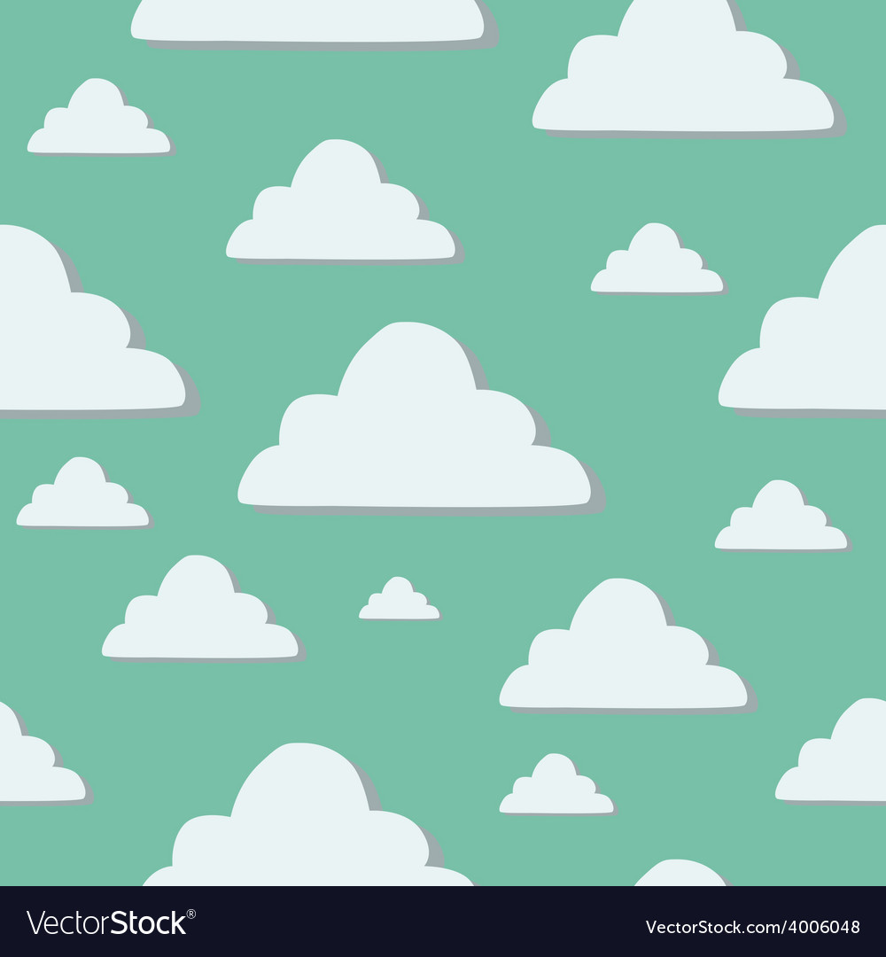 Seamless clouds pattern