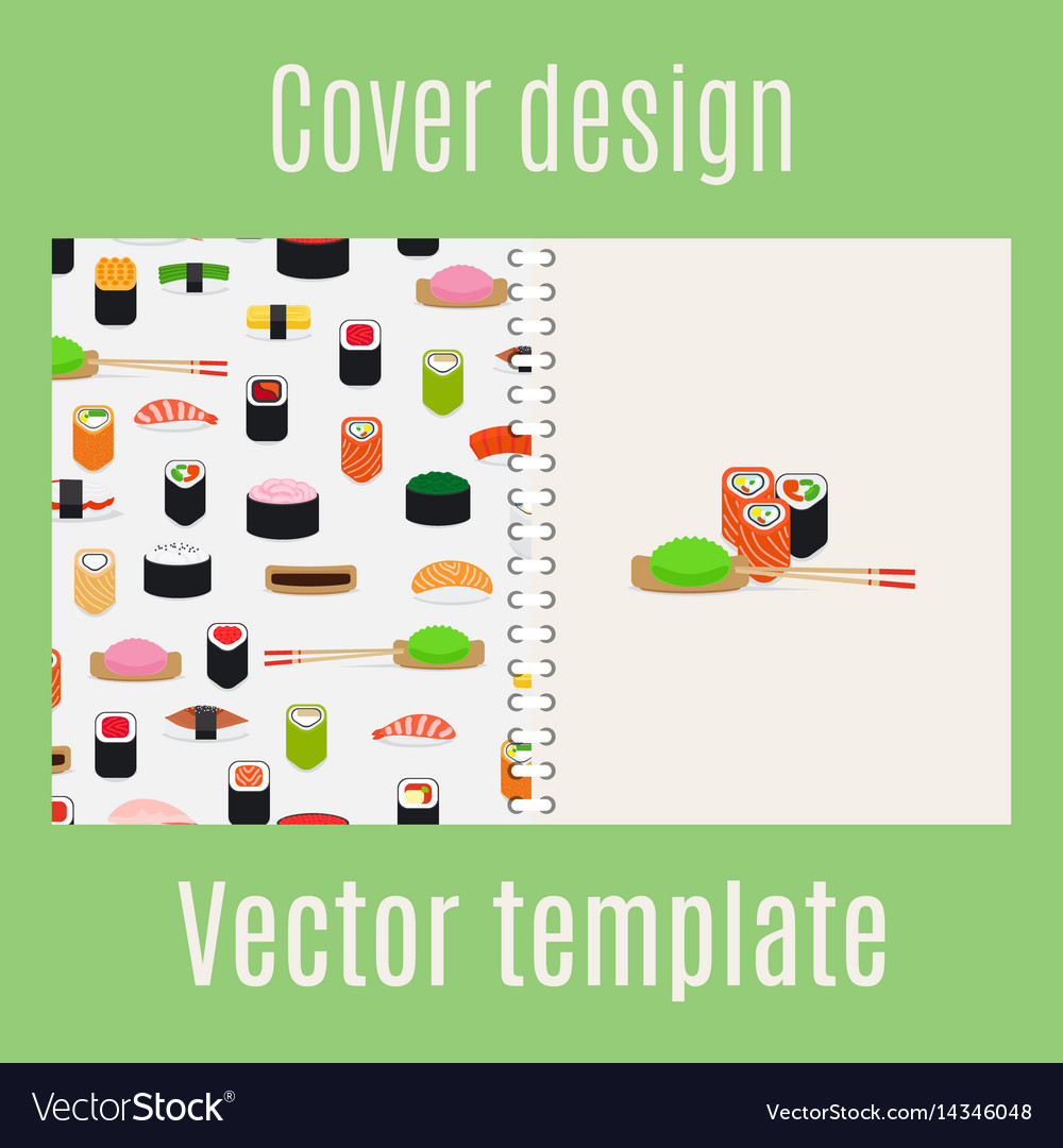 Sushi Pattern Cover