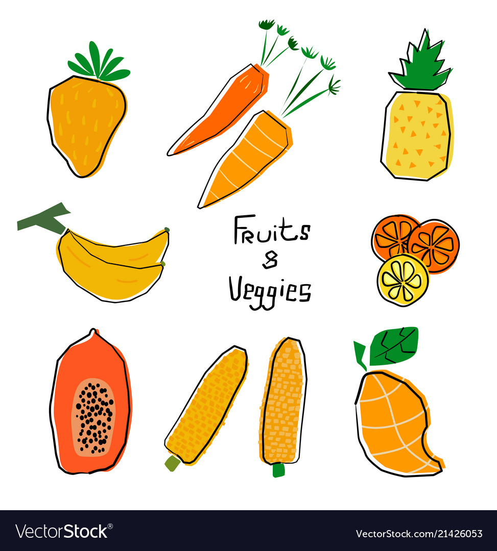 Featured image of post Cartoon Fruit And Veggies It is written by michael rubin