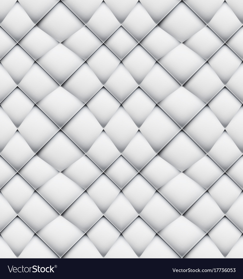 Patchwork seamless white origami pattern