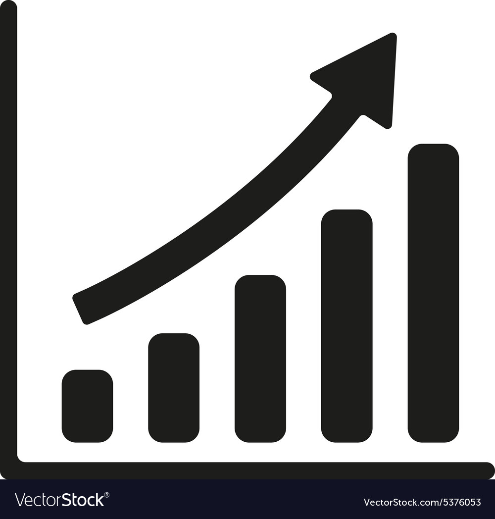Progress Growth Chart Icon