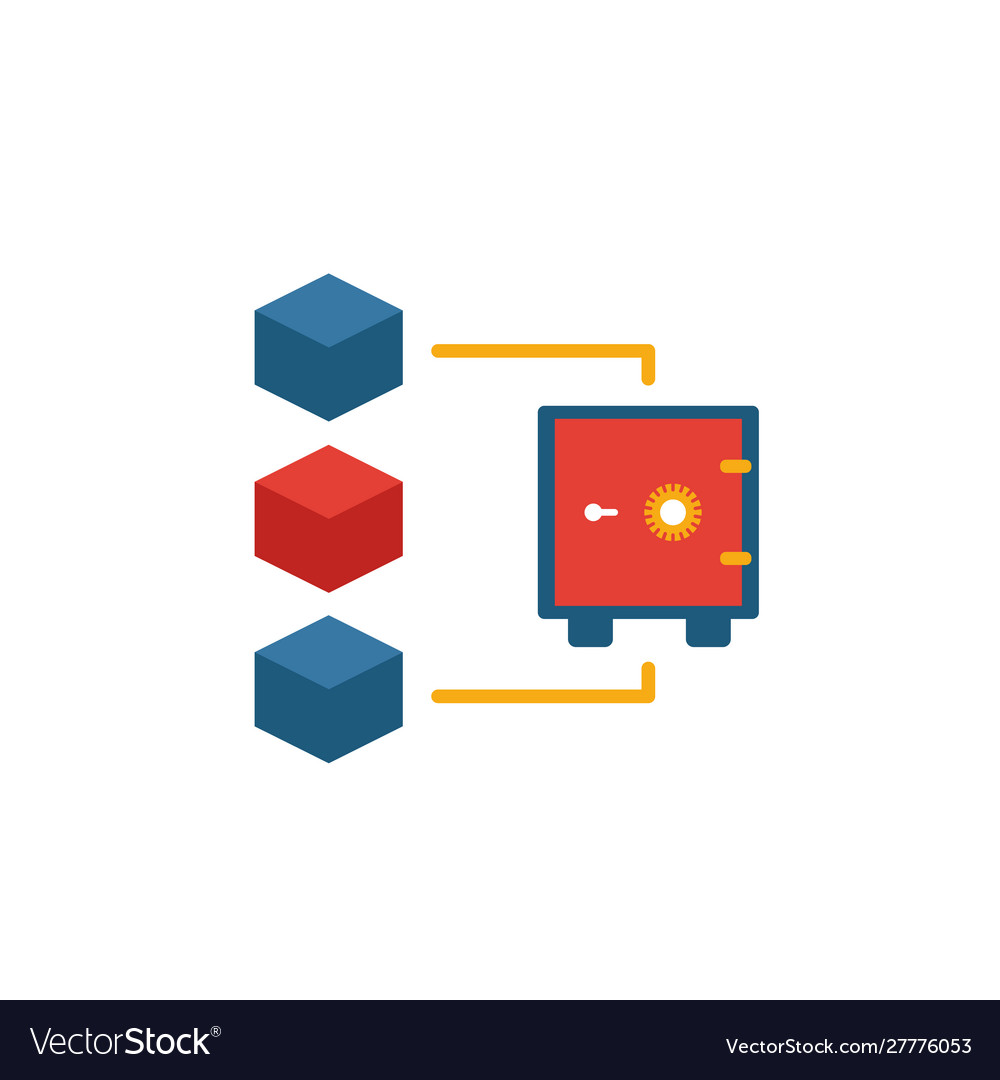 Proof of stake icon simple element from