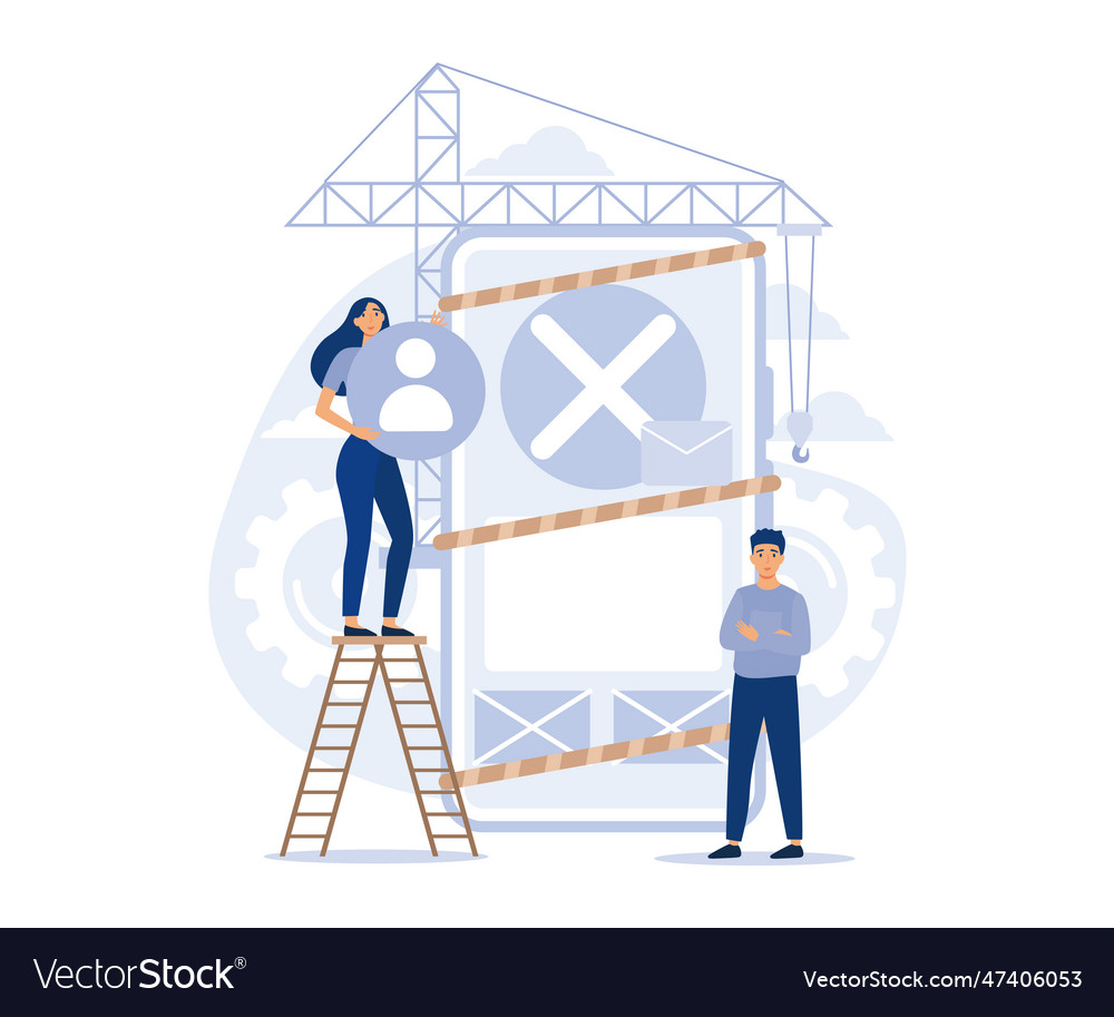 Website-Wartung Codierung und Programmierung unter vector image Website-Wartung Codierung und Programmierung unter