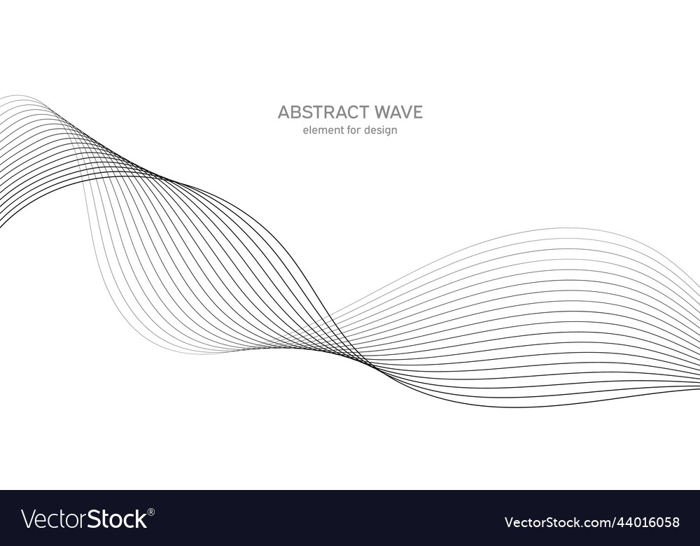 Abstract wave element for design digital Vector Image Abstract wave element for design digital