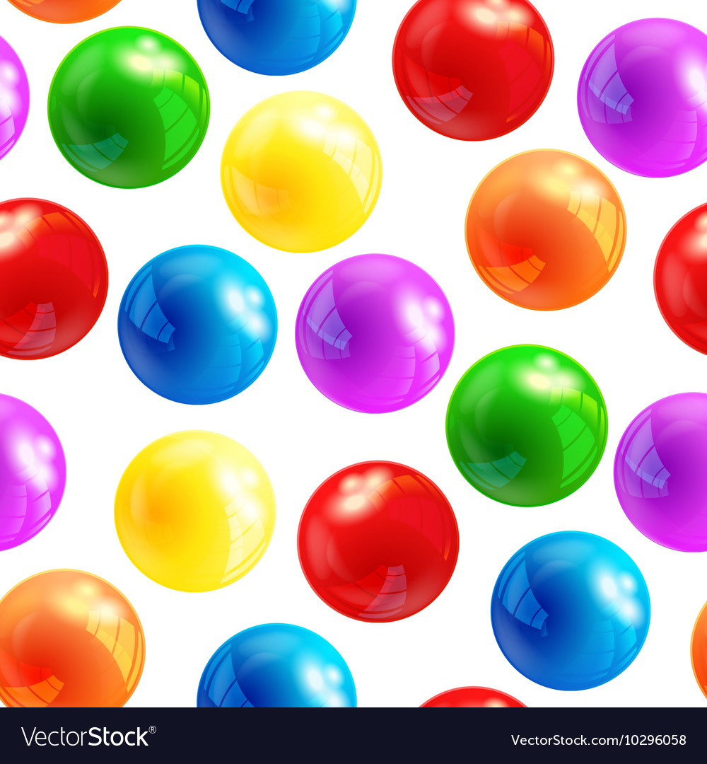 Background with balls seamless