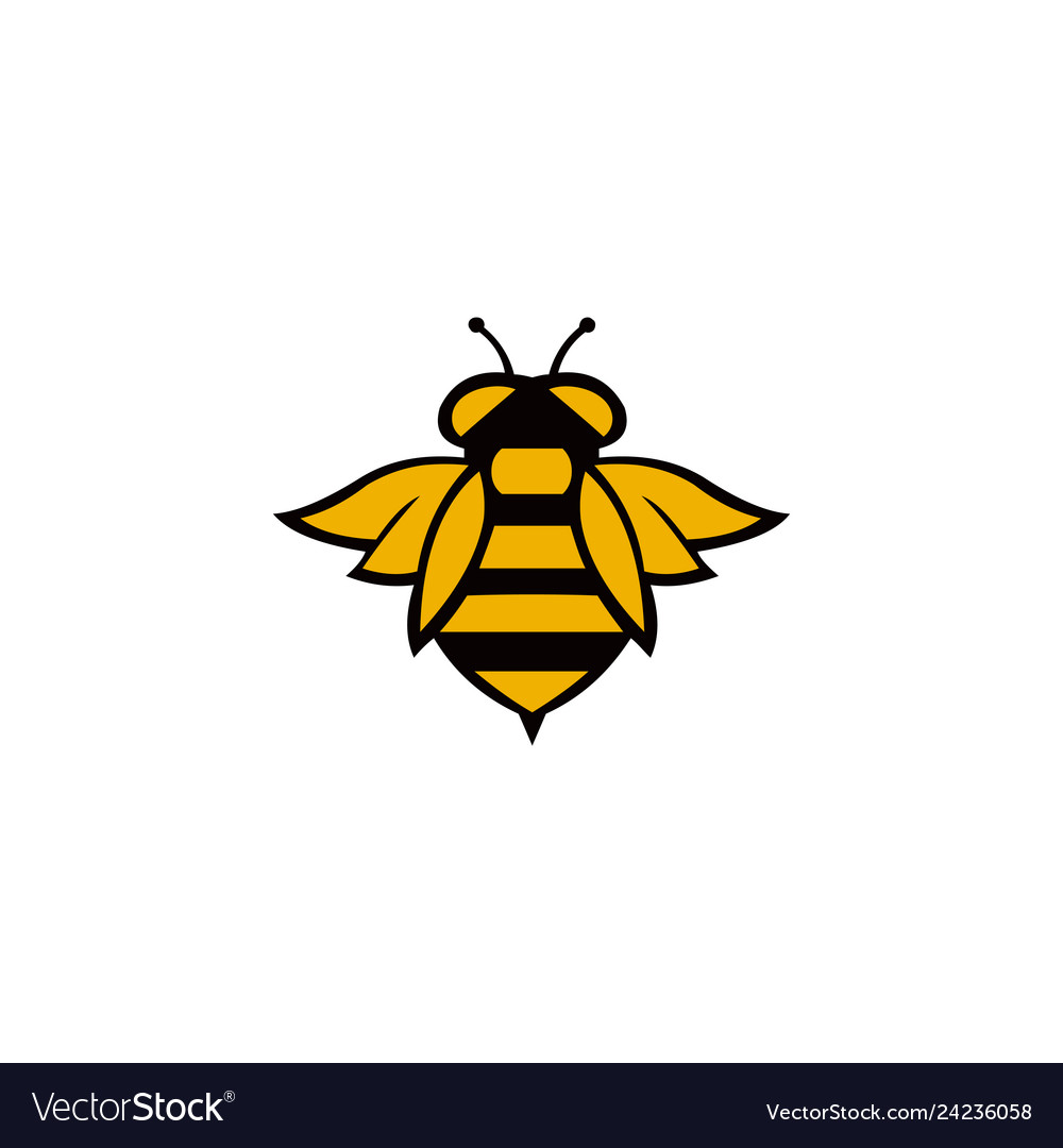 Bee animal icon Royalty Free Vector Image - VectorStock