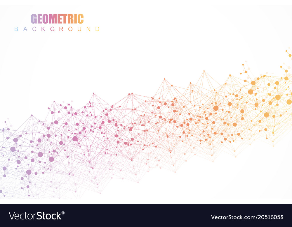 Big data visualization background modern