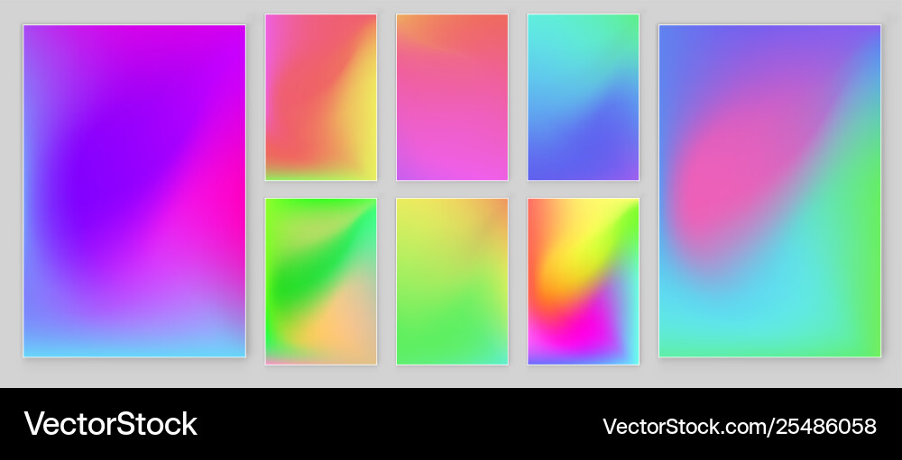 Blurred Background Absract Smooth Light Colors Vector Image