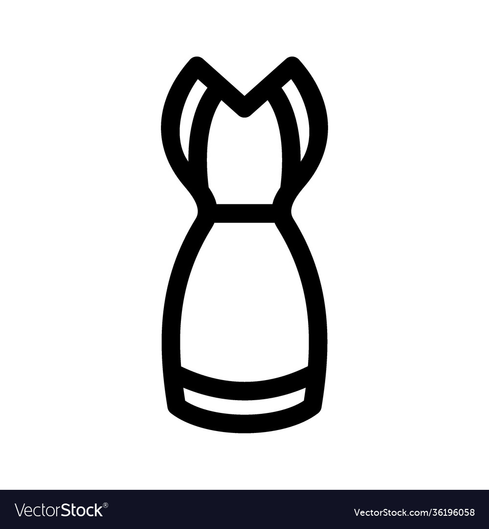 Kleid Ikone oder Logo isoliert Zeichen Symbol vector image Kleid Ikone oder Logo isoliert Zeichen Symbol