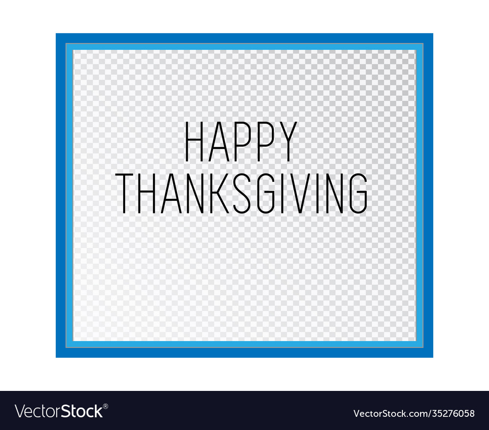 Empty photo frame isolated with happy