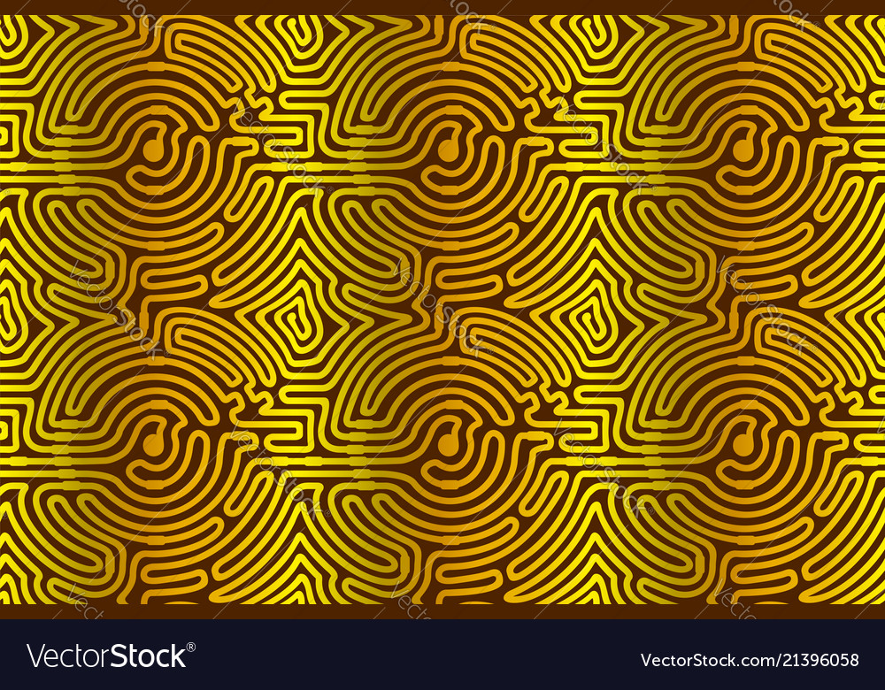 Golden Circuit Pattern