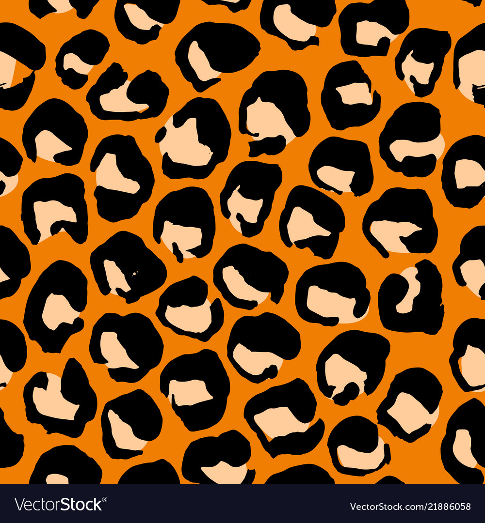 Leopard print seamless pattern