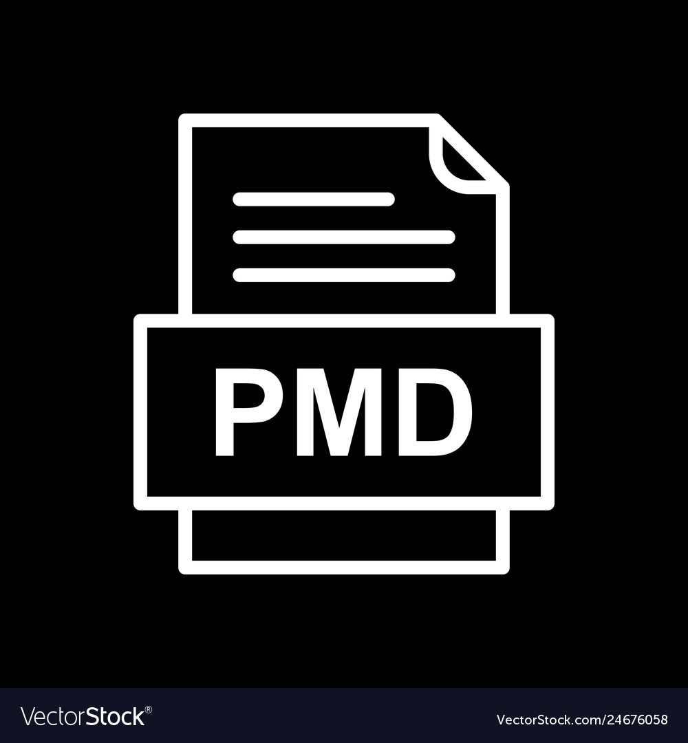 Pmd file document icon
