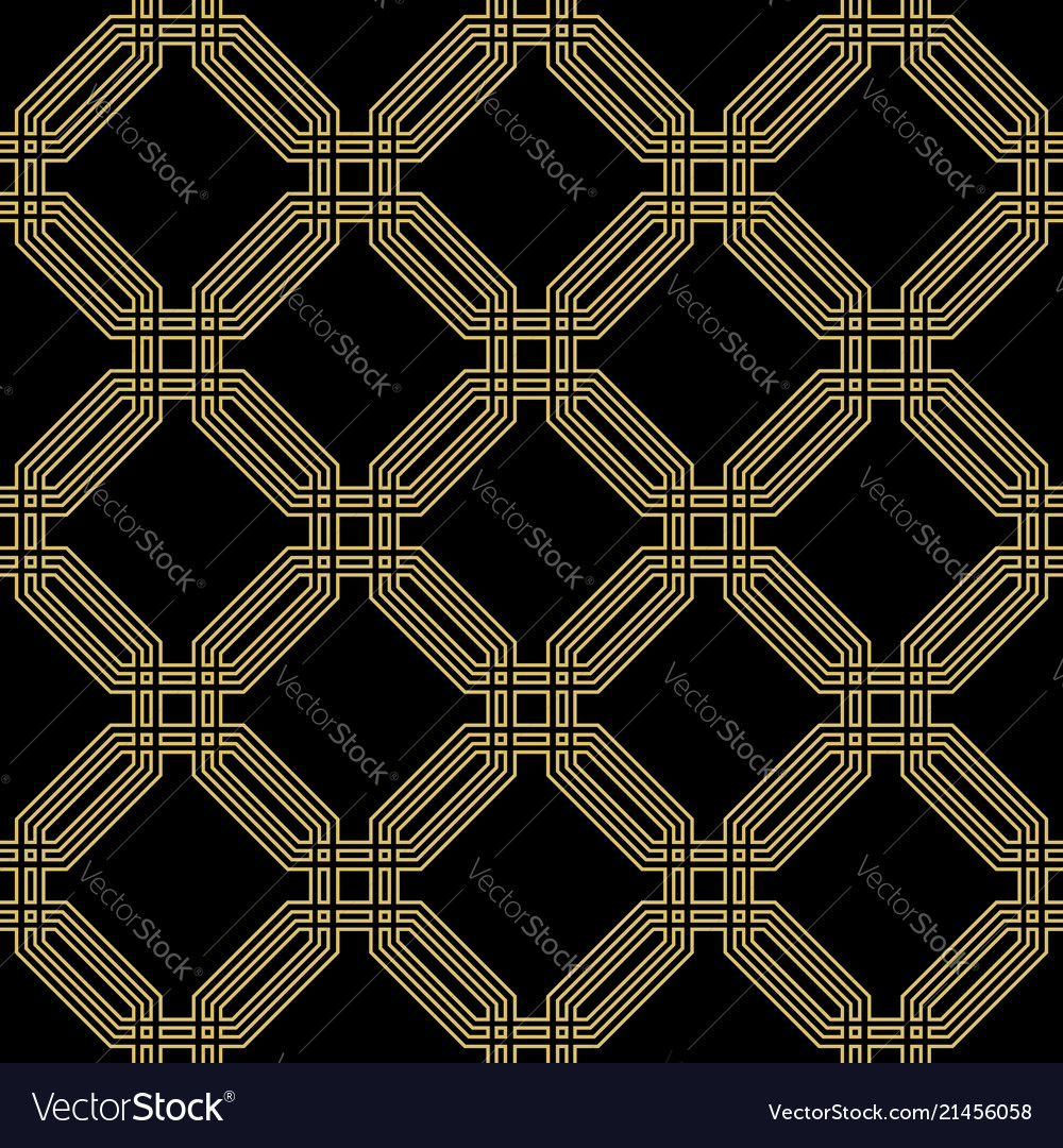 Seamless abstract pattern with octagons vector image Seamless abstract pattern with octagons