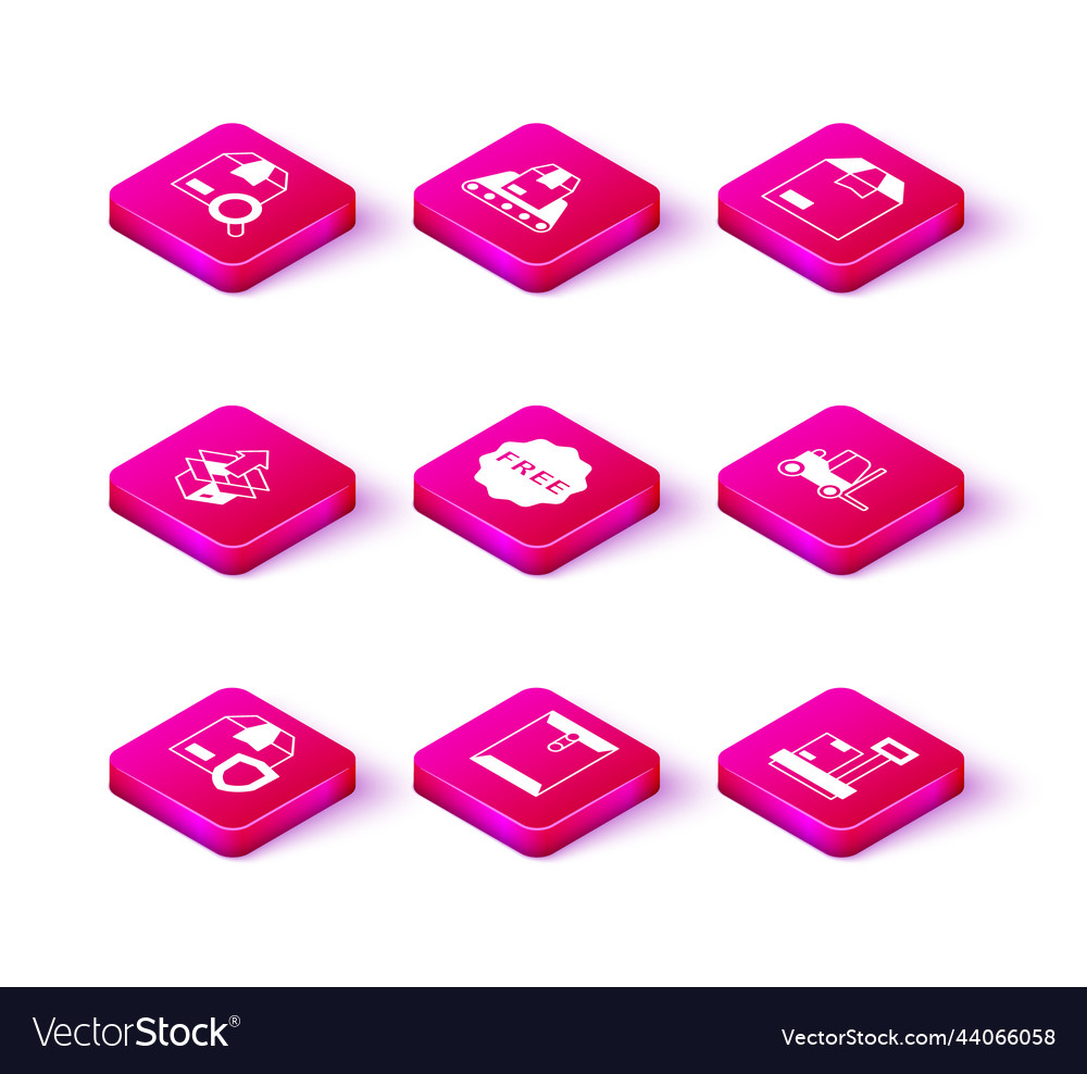 Set delivery security with shield envelope vector image Set delivery security with shield envelope