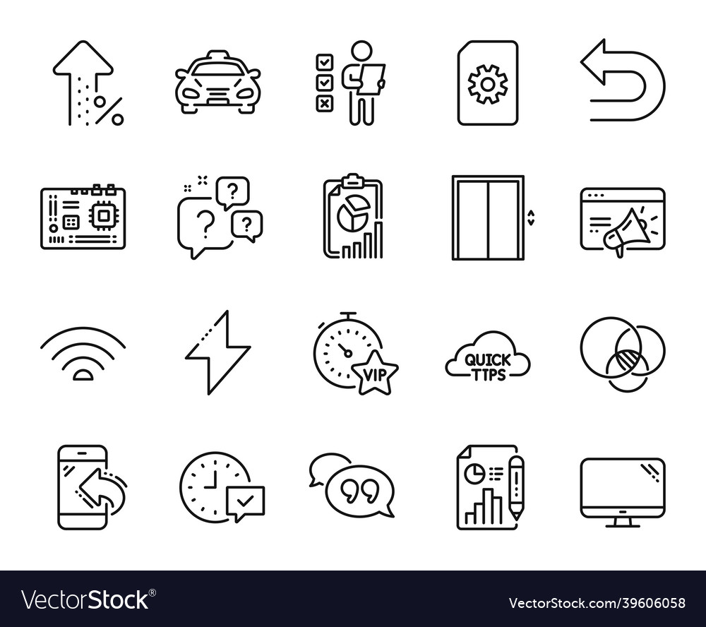 Set of report document seo marketing