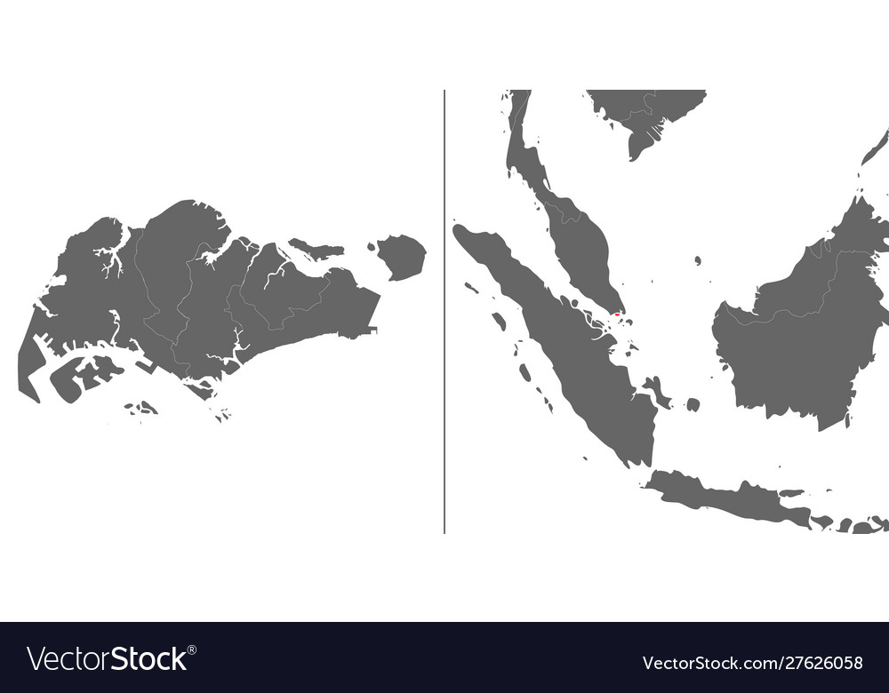 Singapore Map - Geographic Overview
