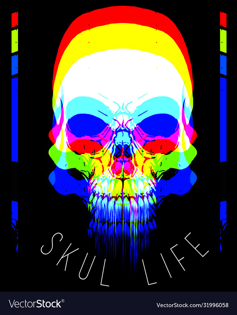 Skull Pattern Tee
