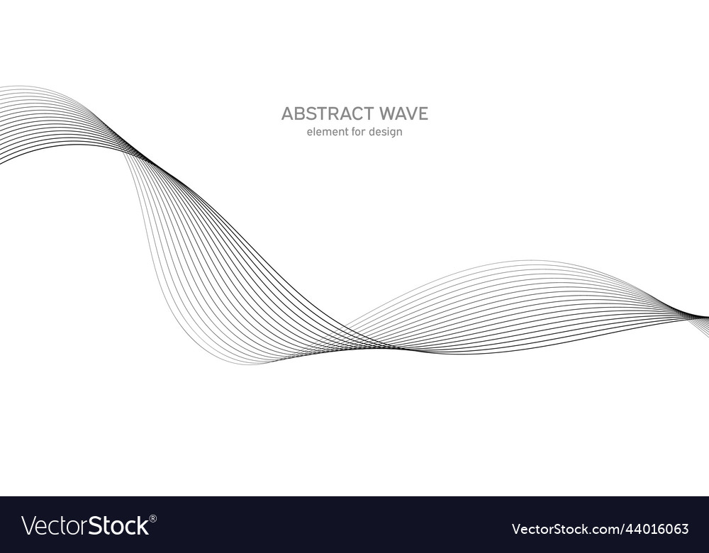 Abstract wave element for design digital vector image Abstract wave element for design digital