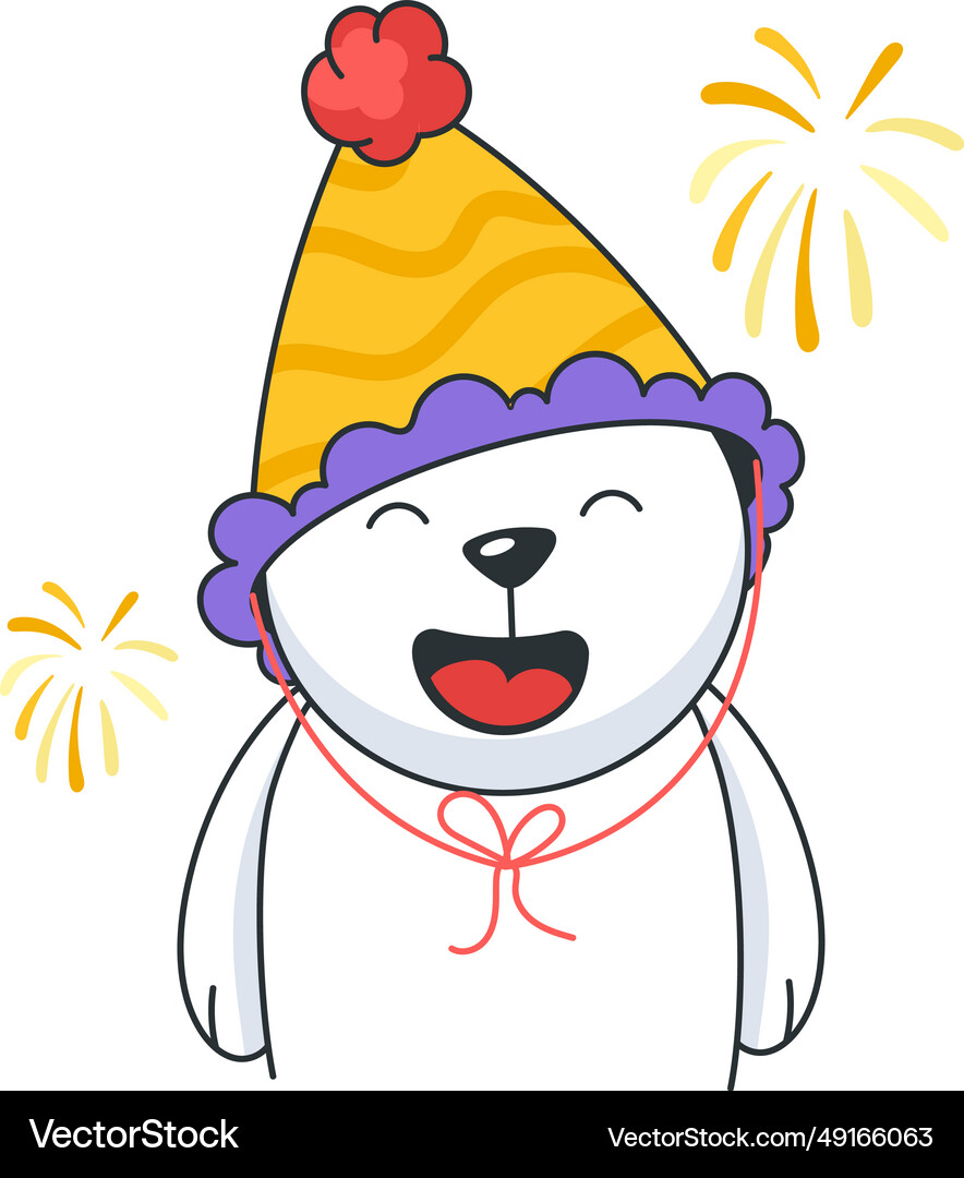 Bear hat Royalty Free Vector Image - VectorStock