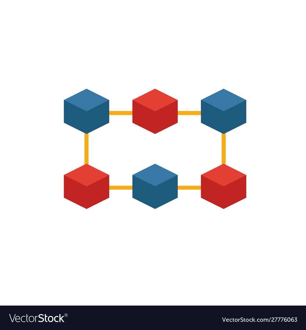 Chain icon simple element from blockchain icons