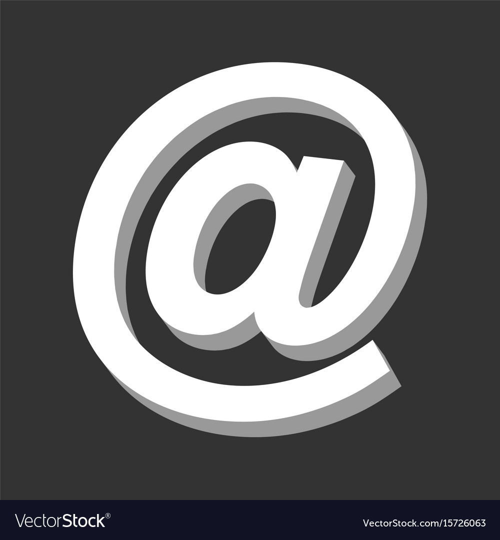 Email at symbol