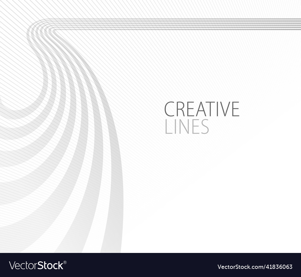 Grey 3D Line Abstract Background