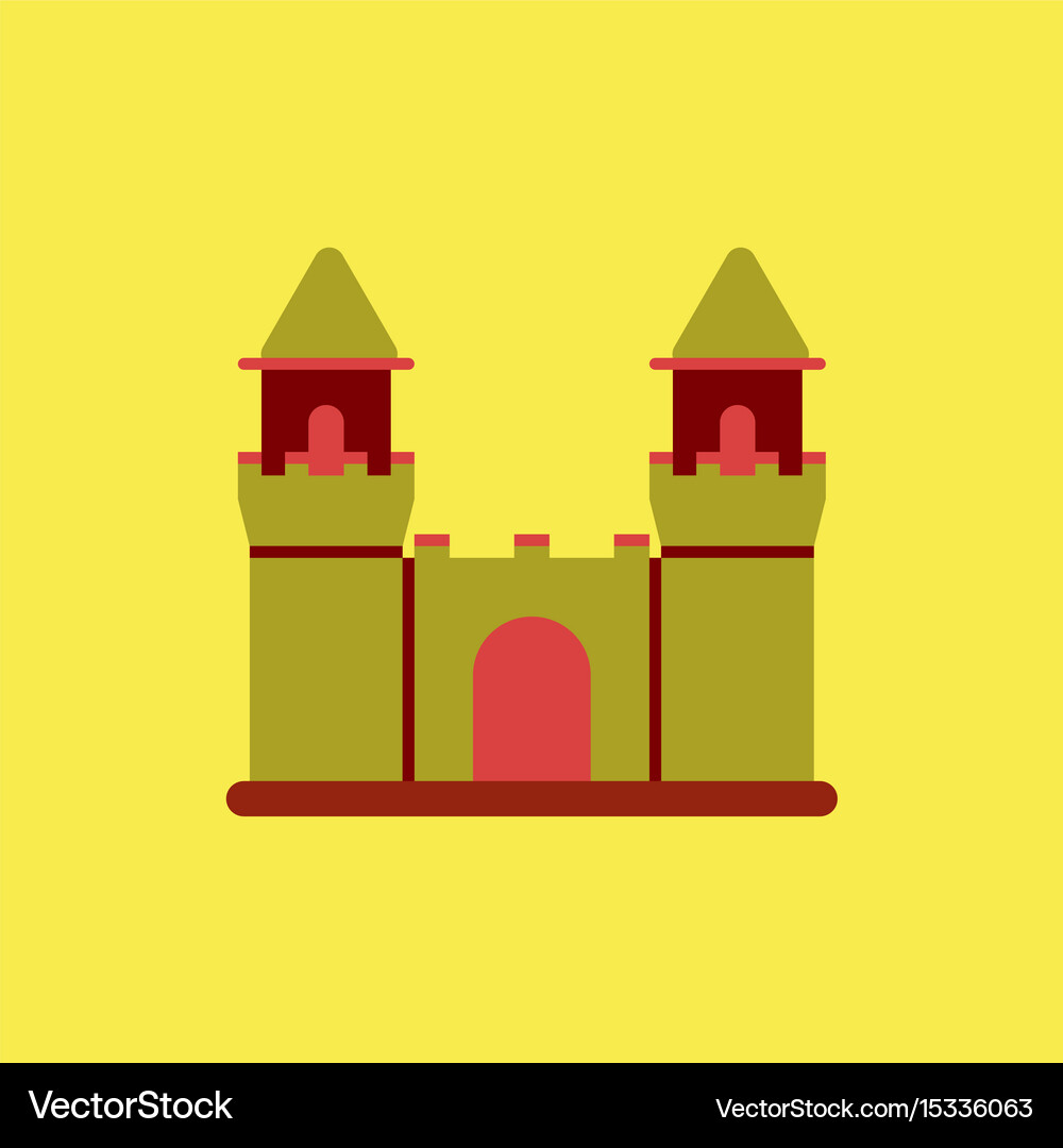 Medieval castle Royalty Free Vector Image - VectorStock