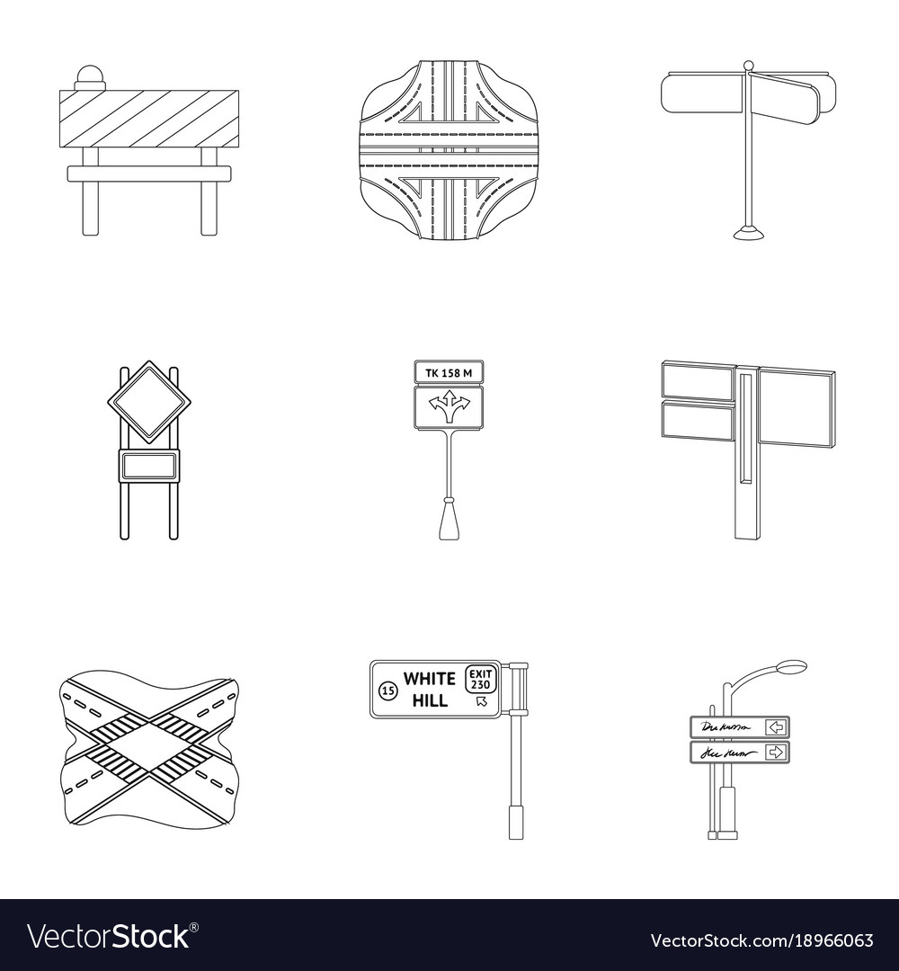 Straßenkreuzungen und Schilder andere Web-Symbol