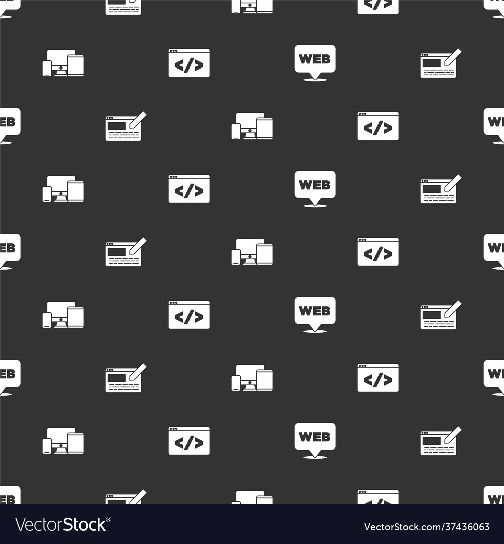 Set web and graphic design ui or ux monitor Vector Image Set web and graphic design ui or ux monitor