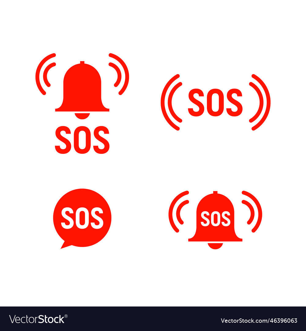 Sos Icon Notalarm-Taste Symbol