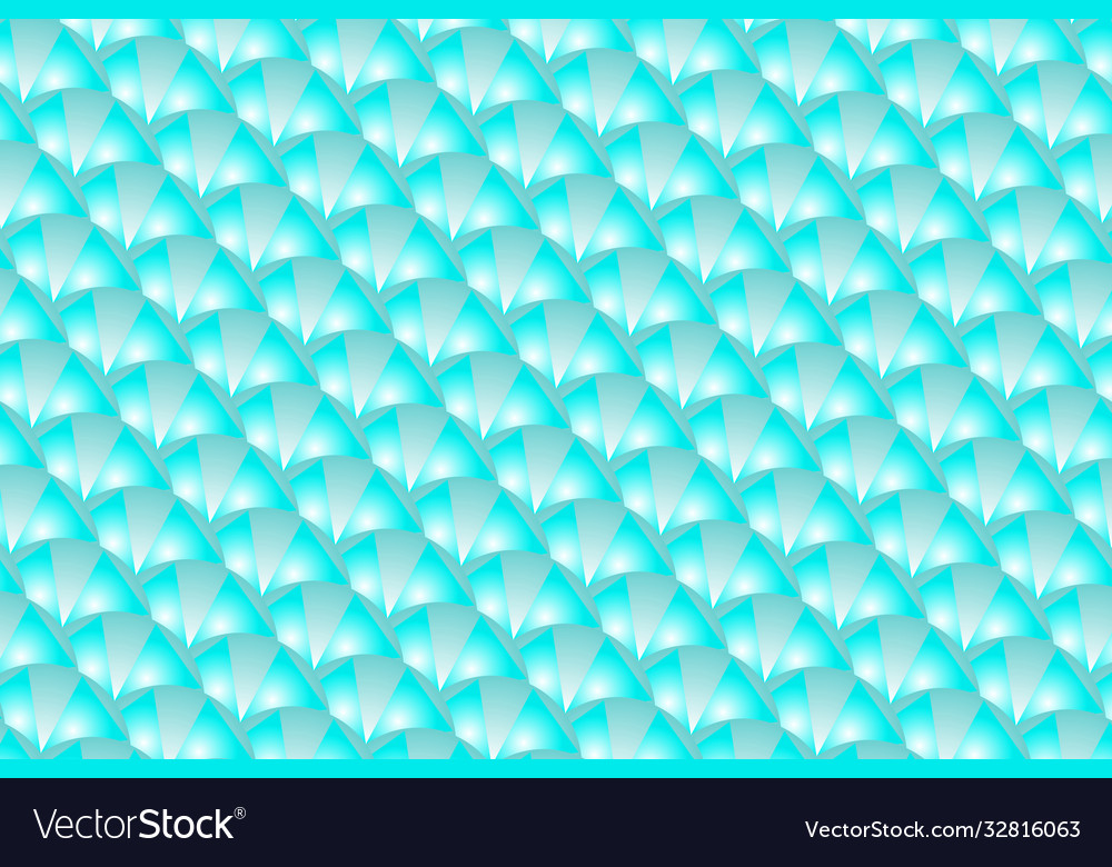 Symmetrical abstract pattern in light blue tone
