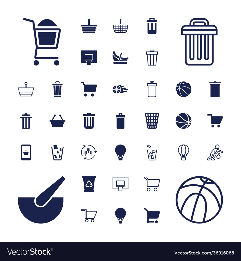 37 basket icons