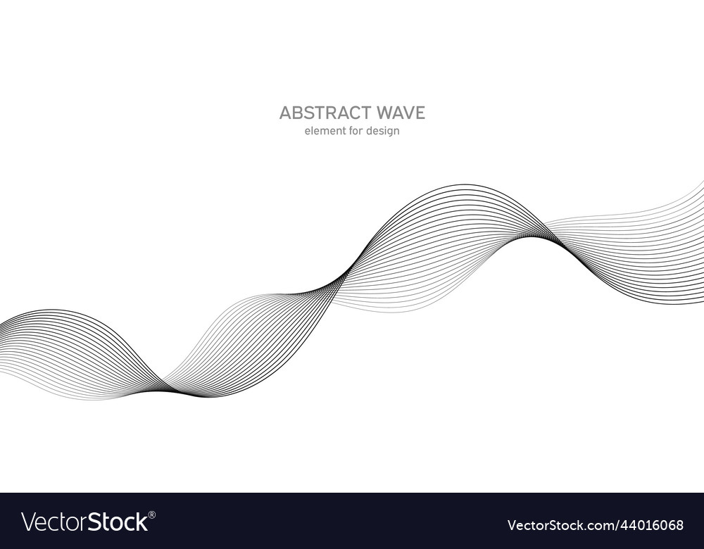 Abstract wave element for design digital vector image Abstract wave element for design digital