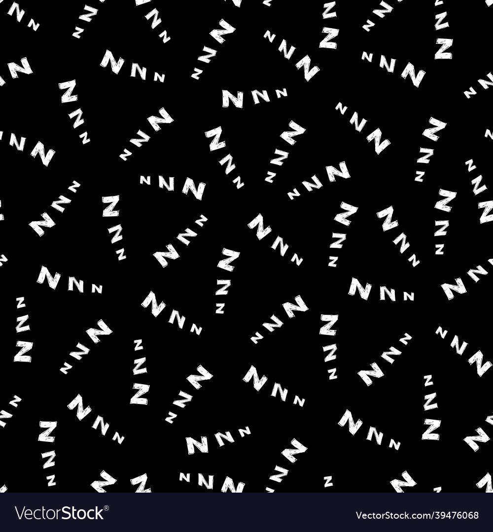 Black seamless pattern with scattered vector image Black seamless pattern with scattered