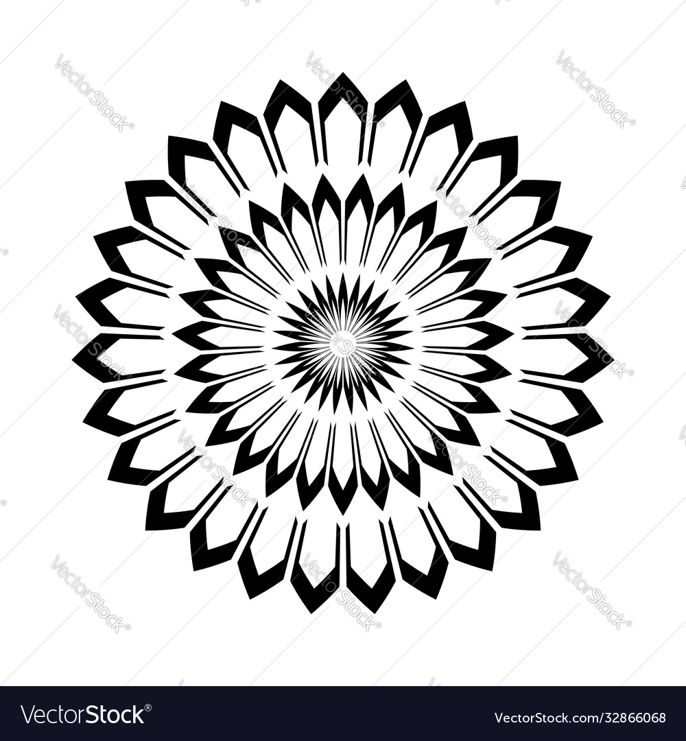 Circle design element vector image Circle design element