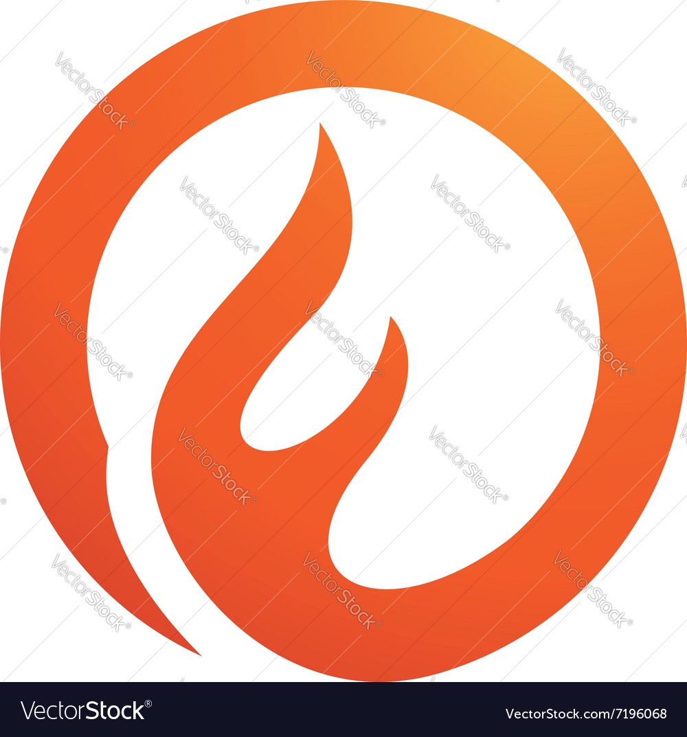 Flame Logo - Fire Icon
