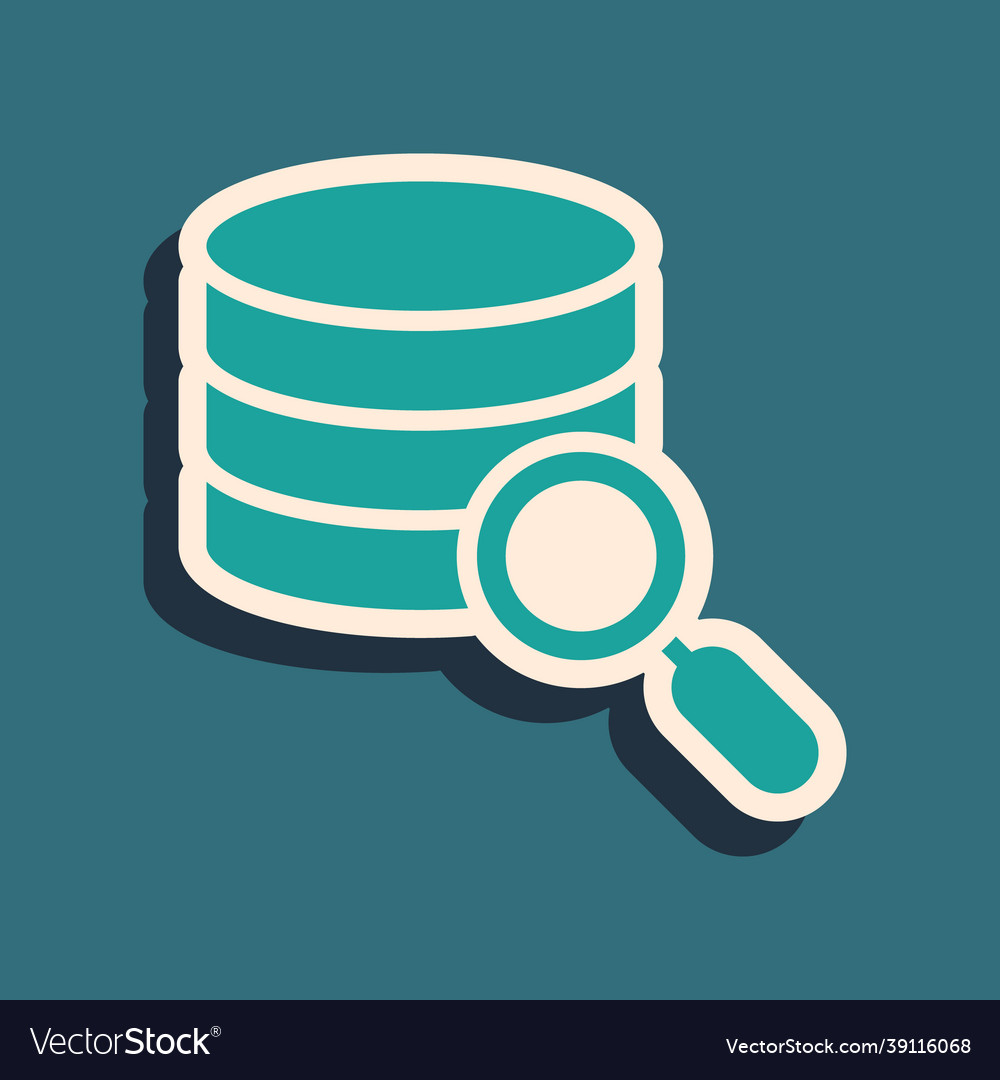 Green server data web hosting icon isolated