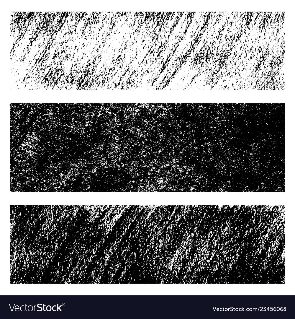 Grunge monochrome textures patterns set