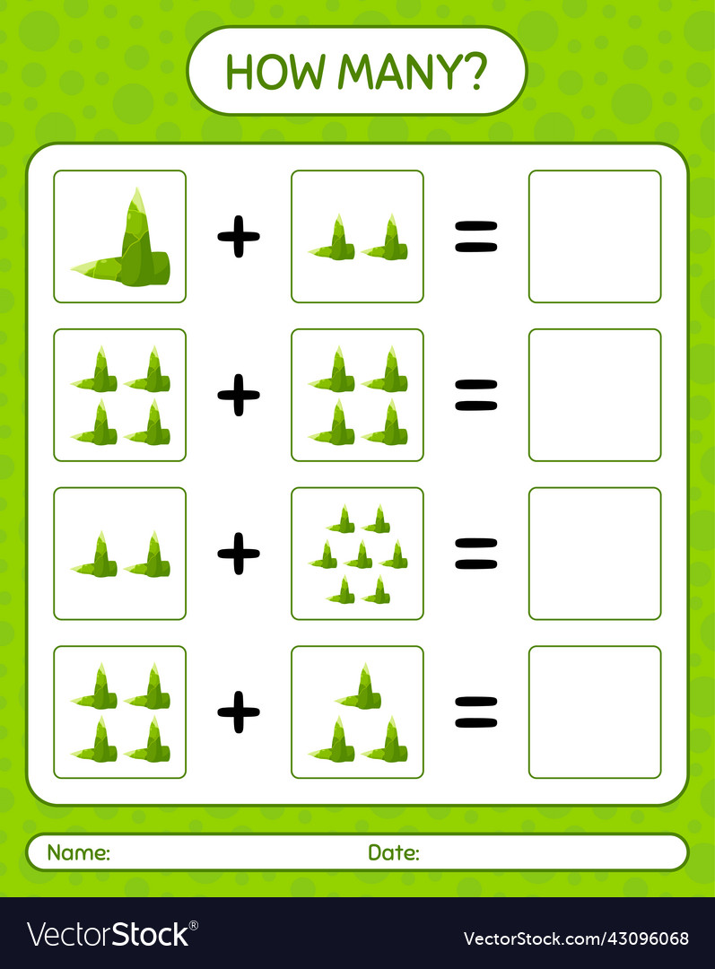 How many counting game with bamboo shoot