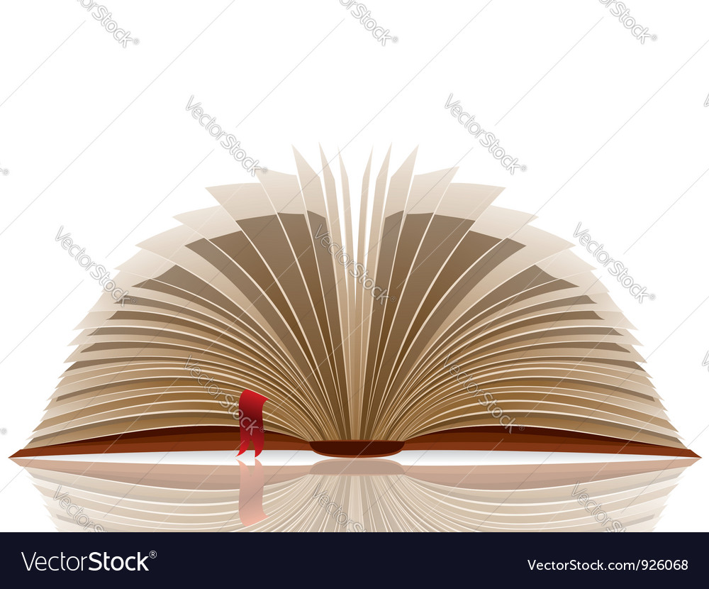 Opened book