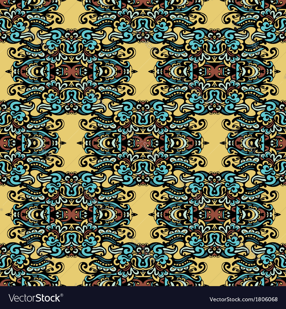 Seamless pattern ethnic tribal