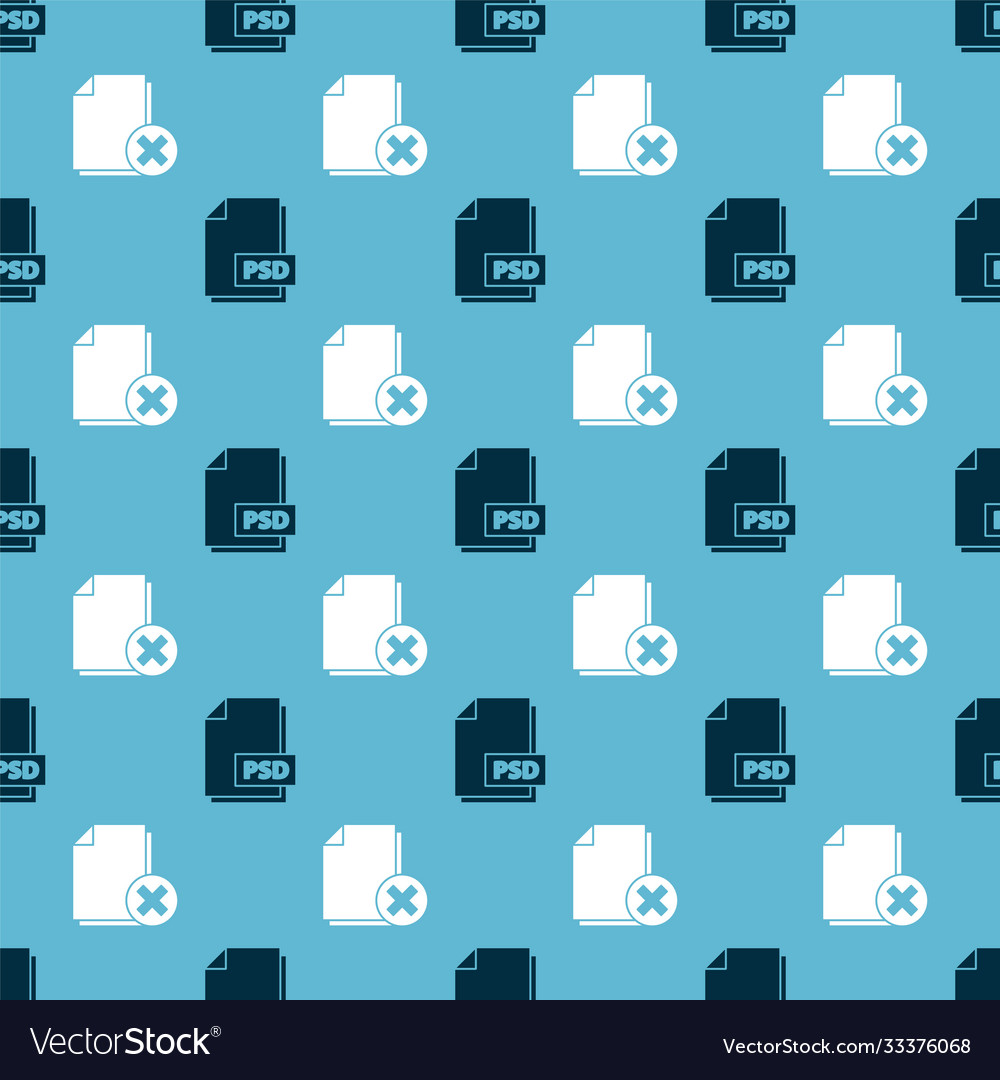 Set psd file document and delete vector image Set psd file document and delete