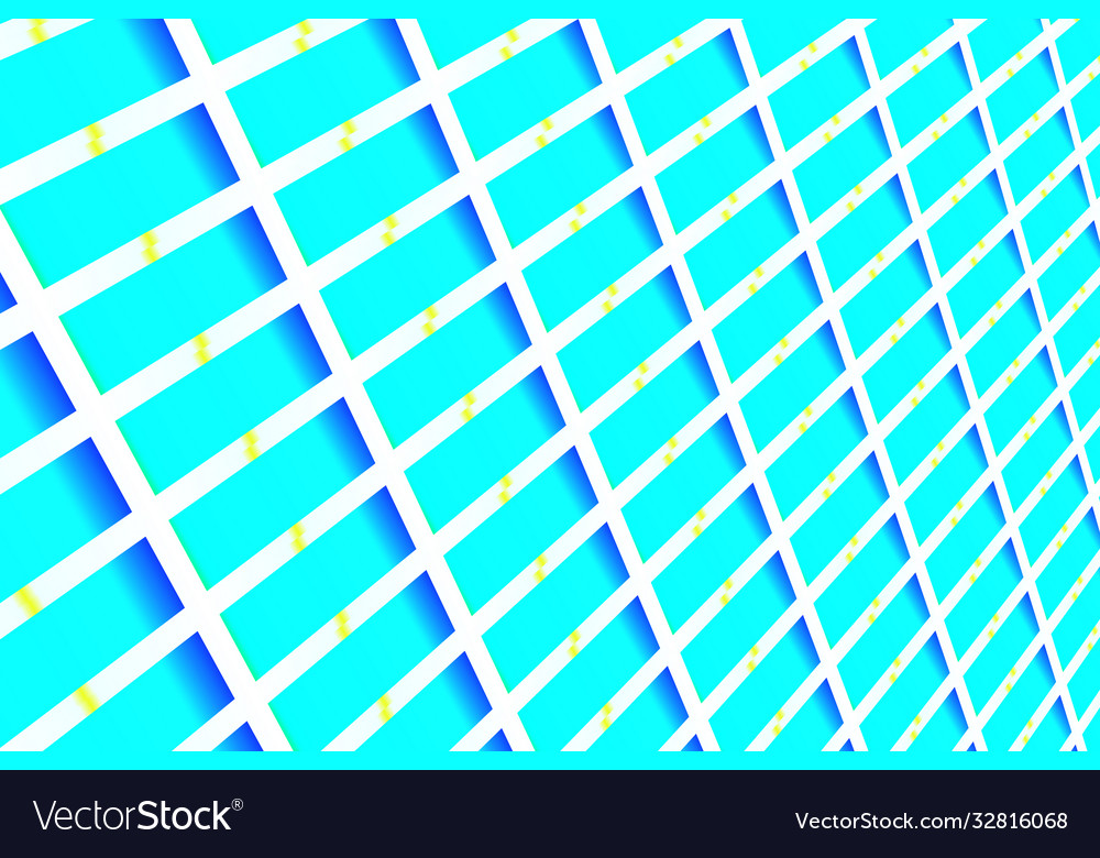 Symmetrical diagonal pattern rectangles in blue