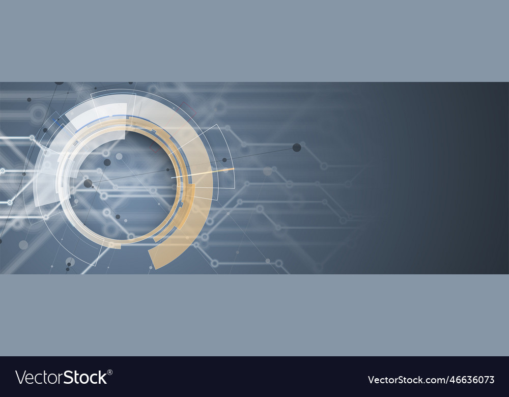 Abstract futuristic fade computer technology vector image Abstract futuristic fade computer technology