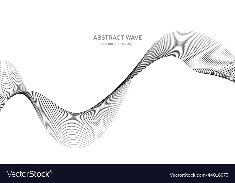 Abstract wave element for design digital vector image Abstract wave element for design digital