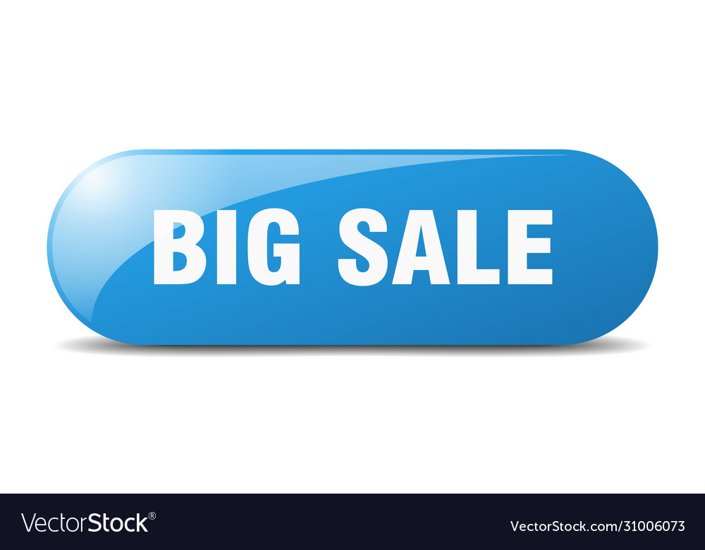 Big sale button sign key push