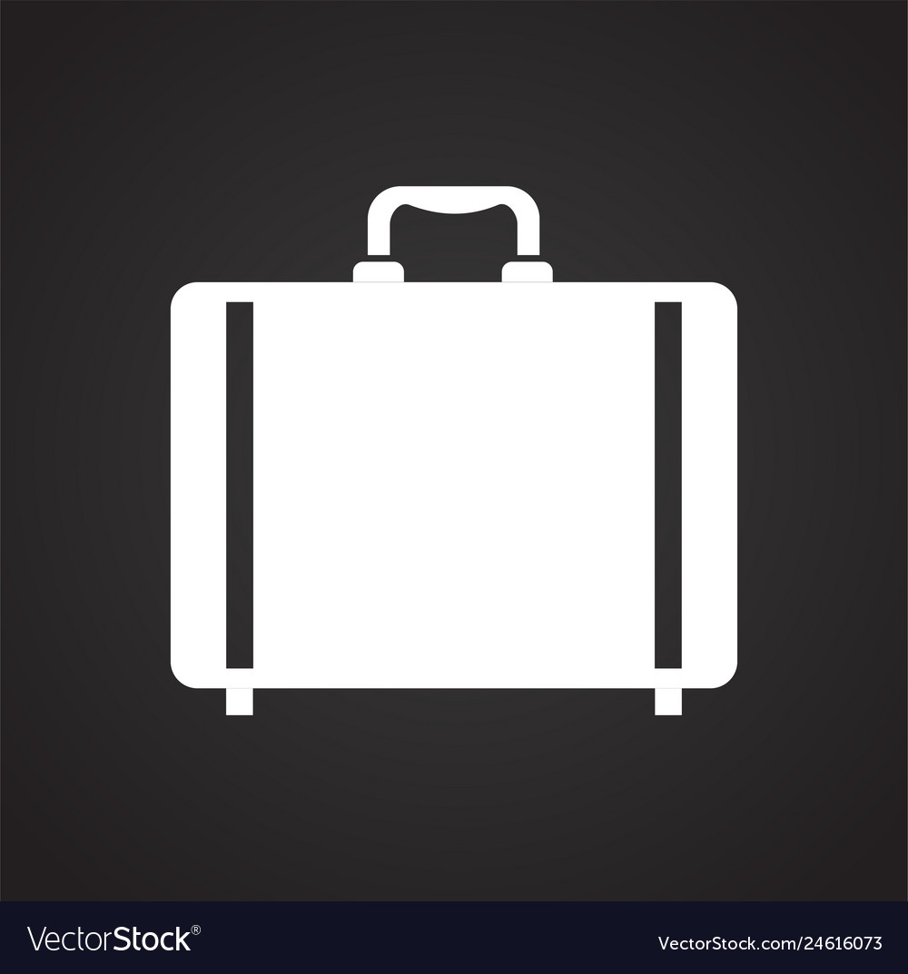Case icon on background for graphic and web design vector image Case icon on background for graphic and web design