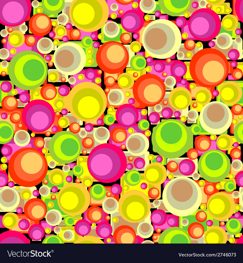 Circles seamless pattern