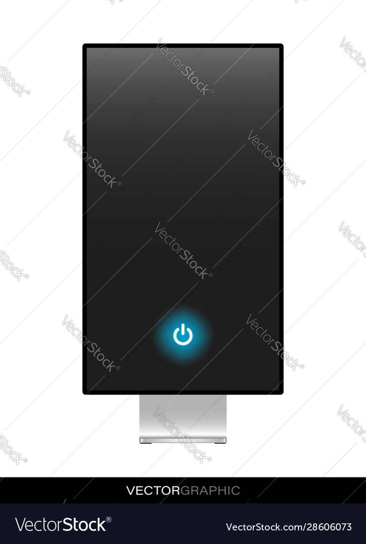 Computer monitor template big vertical power